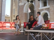 Monica Maggioni con Natascha Lusenti e Filippo Solibello