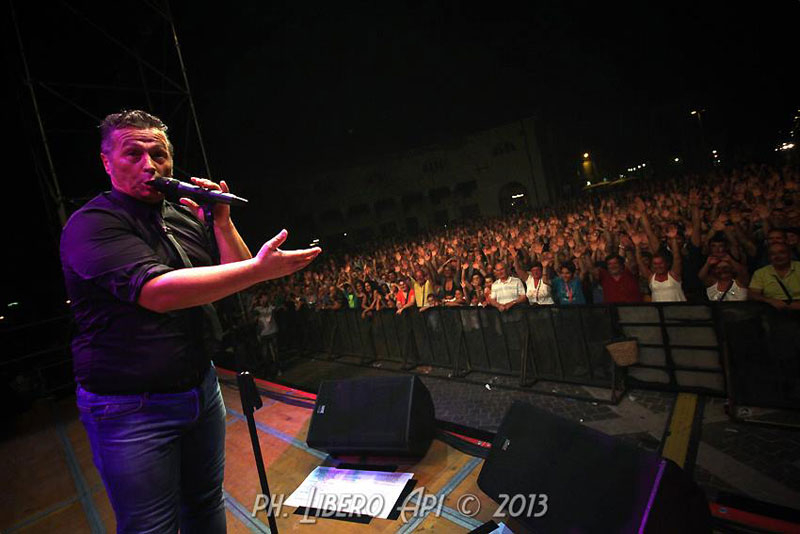 Il colpo d'occhio dal palco del Foro Annonario