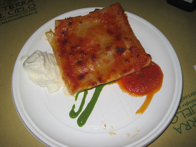 Cena antispreco: le lasagne