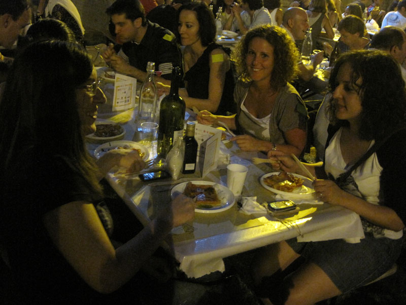 Cena antispreco del Caterraduno: i commensali