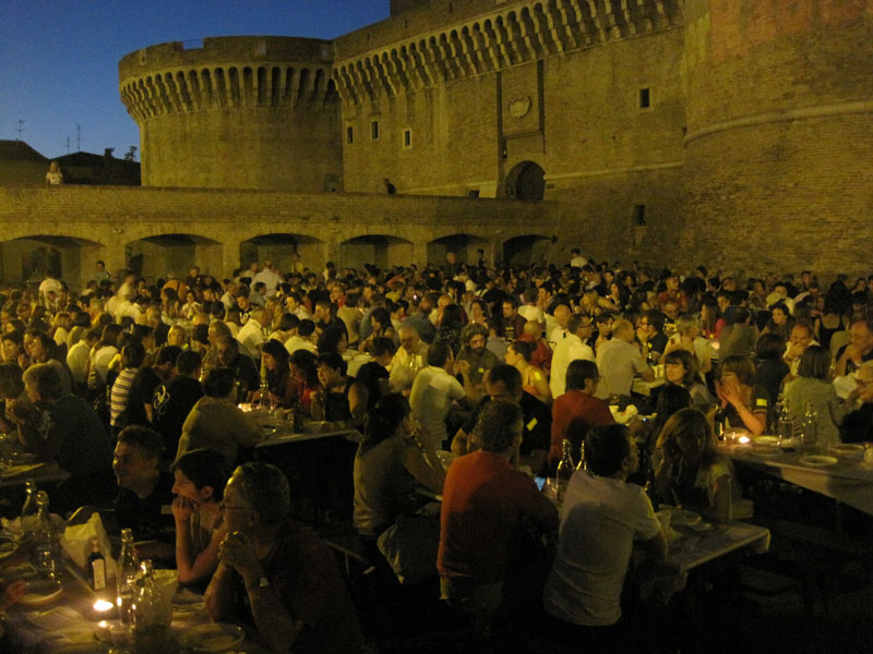 Cena antispreco del Caterraduno: i commensali