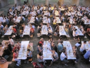 Cena antispreco ai giardini della Rocca Roveresca