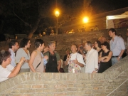 I saluti finali con Moreno Cedroni