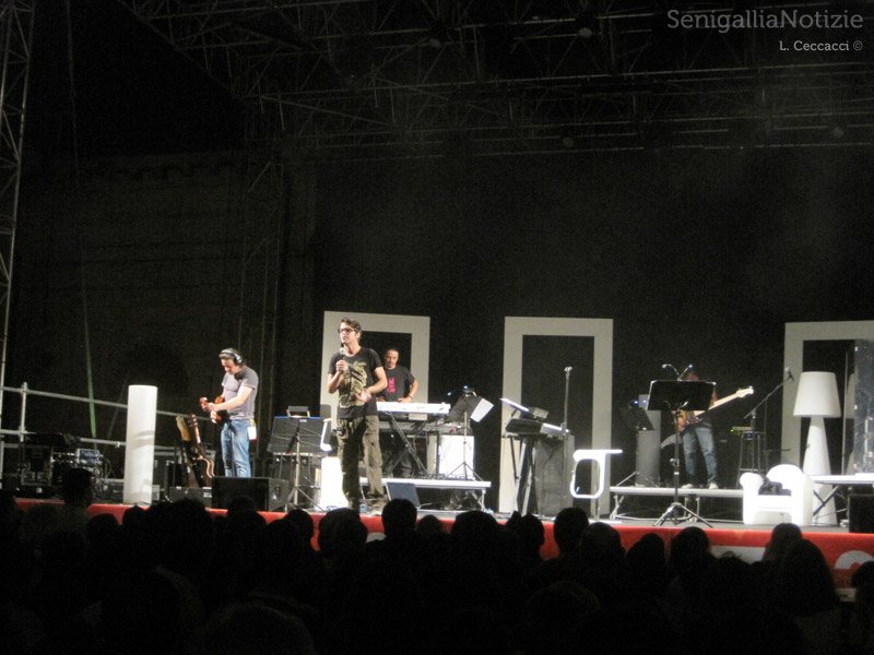 CaterRaduno2012, Samuele Bersani dal vivo a Senigallia