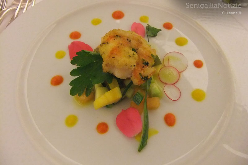 Buffet e piatti preparati dagli studenti del Panzini di Senigallia