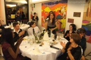 Tavoli alla cena di fine anno scolastico al Panzini di Senigallia