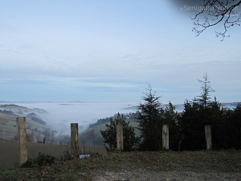 02/02/2015 - Le colline affiorano tra le nuvole