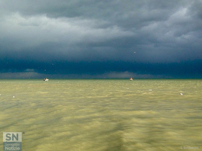 25/02/2016 - Cielo grigio, mare beige