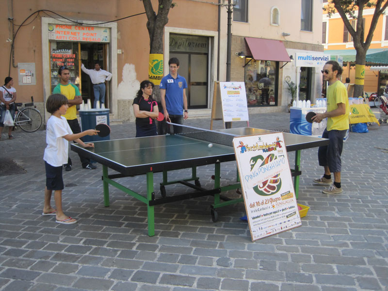 Accese sfide a ping-pong