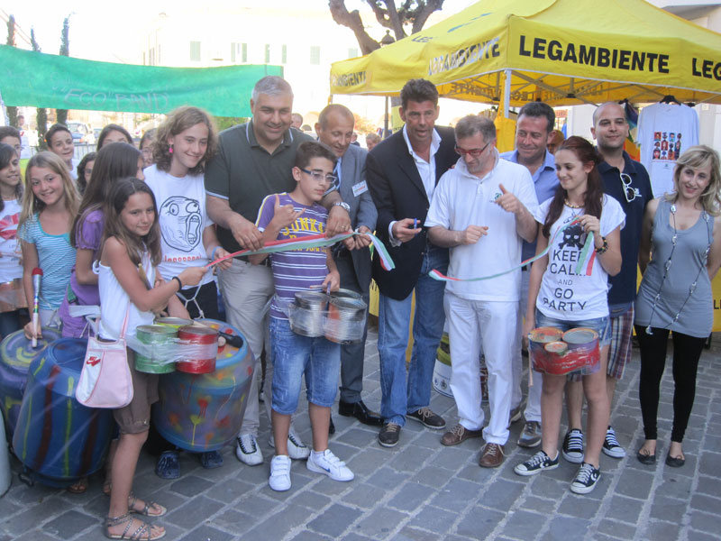 Taglio del nastro di FestAmbiente Ragazzi 2012