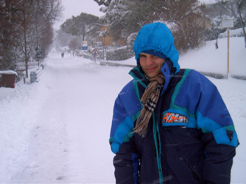 Vie di Ostra innevate