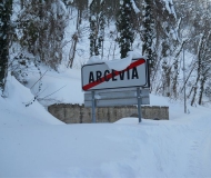 Foto del nevone 2012 ad Arcevia da Stefania Aguzzi
