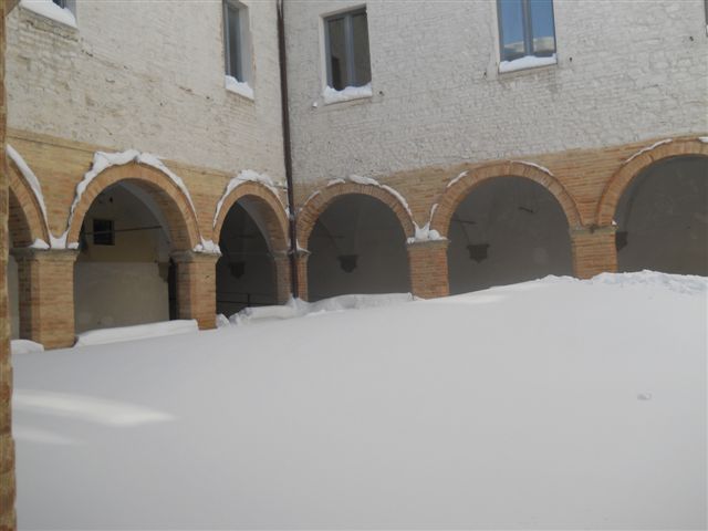 Scorci innevati da Arcevia