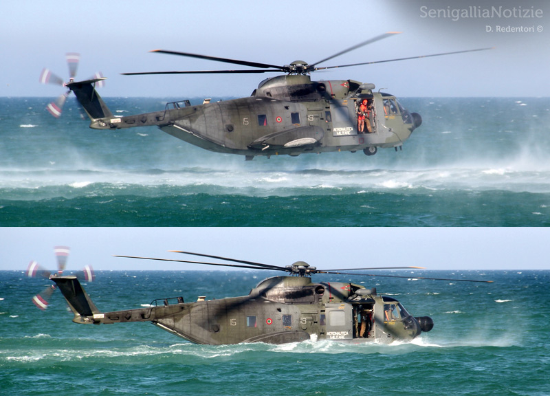 Senigallia Air Show: i primi piani dell'elicottero HH-3F
