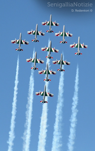 Senigallia Air Show: evoluzioni e figure delle Frecce Tricolori