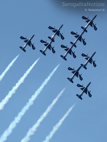 Senigallia Air Show: evoluzioni e figure delle Frecce Tricolori
