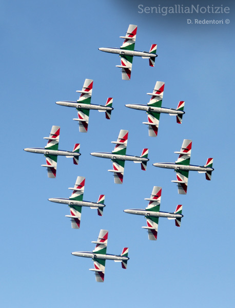 Senigallia Air Show: i primi piani delle Frecce Tricolori