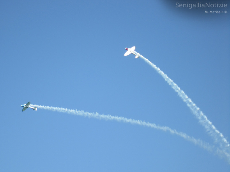 Evoluzioni in cielo al Senigallia Air Show