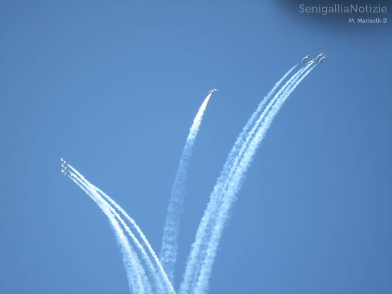 Le Frecce Tricolori al Senigallia Air Show