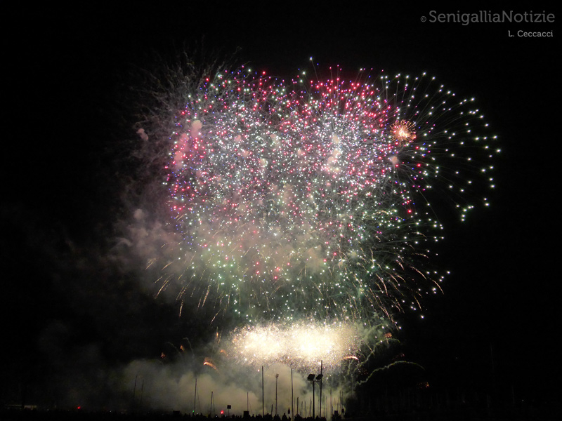 Fuochi d'artificio a Senigallia