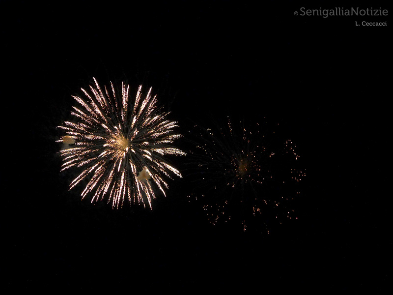 Fuochi d'artificio a Senigallia