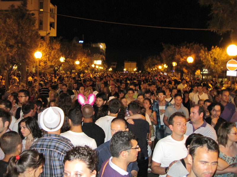 Un mare di persone per la Notte della Rotonda 2010