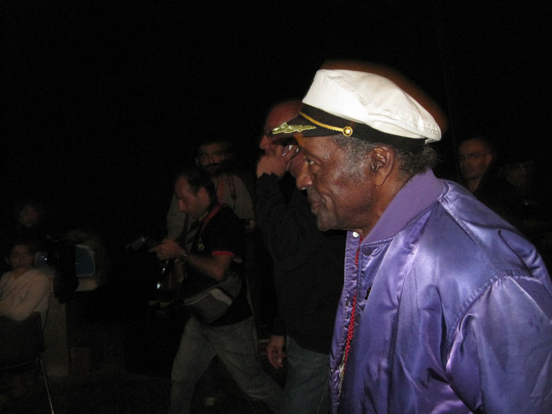 L'arrivo di Chuck Berry dietro le quinte