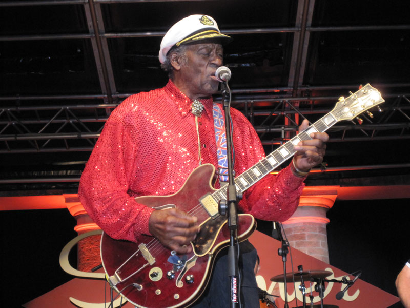 Ci siamo! Chuck Berry sul palco del Summer Jamboree di Senigallia
