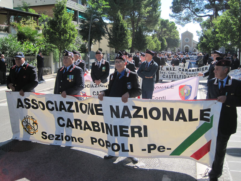 Sezioni ANC lungo Corso Matteotti
