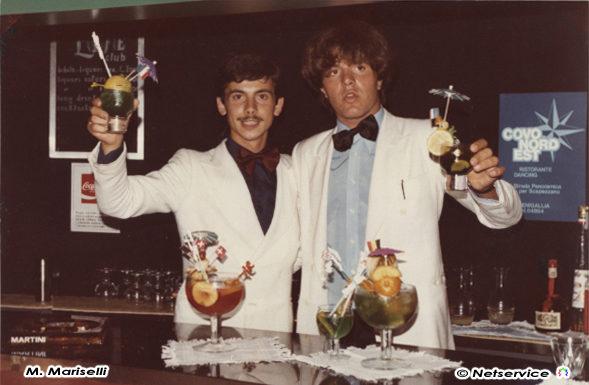 Alberto e Massimo Mariselli al Life Club di Marzocca di Senigallia 1978