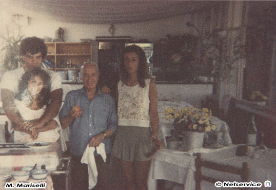 Romeo Micciarelli e Manuela Miriam Winter al Ristorante al Molo dei fratelli Mariselli