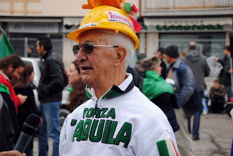 Manifestazione a L'Aquila