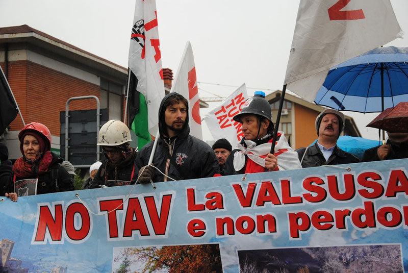 Il Comitato No-Tav a L'Aquila