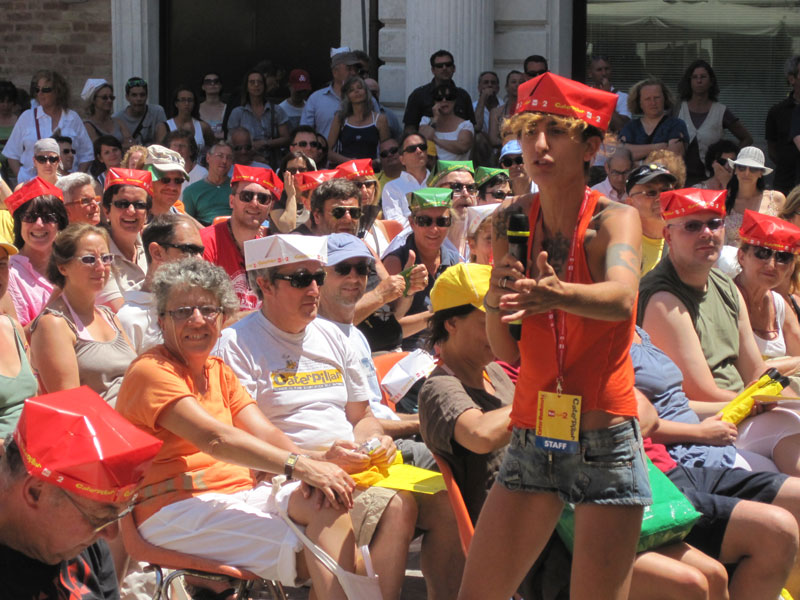 Veronica Del Soldà in mezzo al pubblico