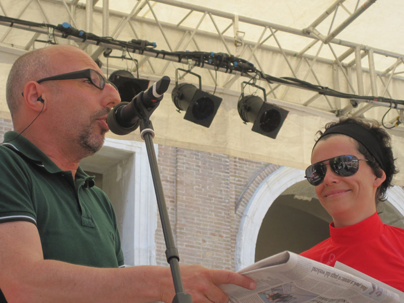 Rassegna stampa di Marco Ardemagni con la sua nuova assistente