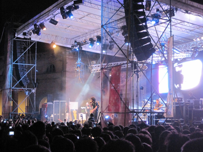 Caparezza in concerto al Foro per il Caterraduno 2011