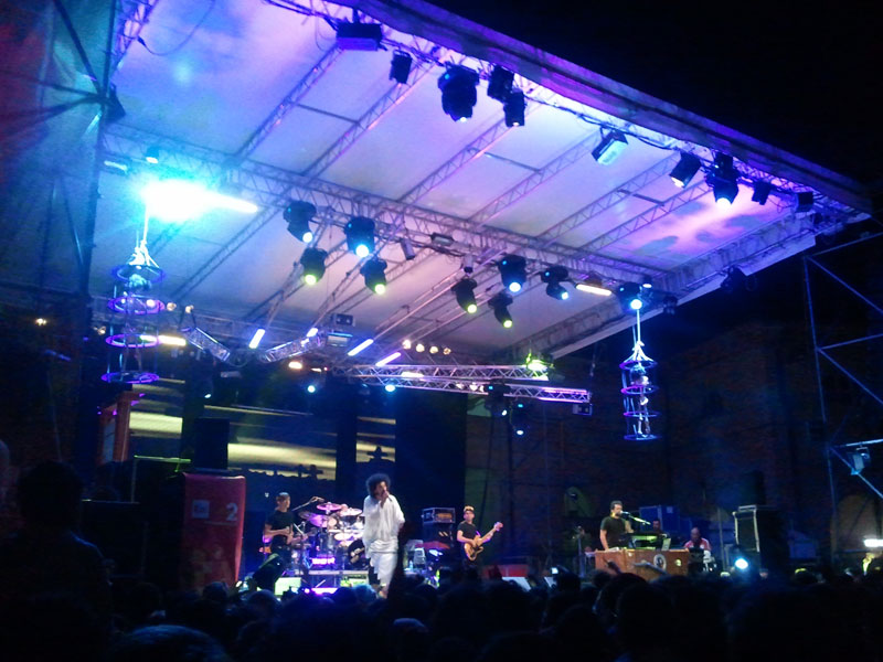 Caparezza in concerto al Foro per il Caterraduno 2011