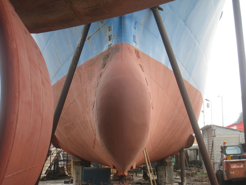 I vecchi pescherecci all'ex-Navalmeccanico