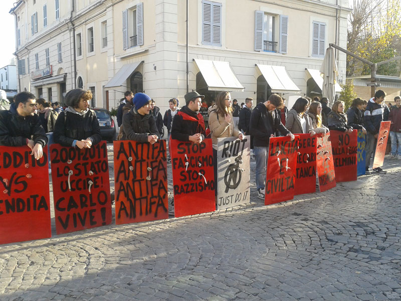 Corteo studentesco a Senigallia