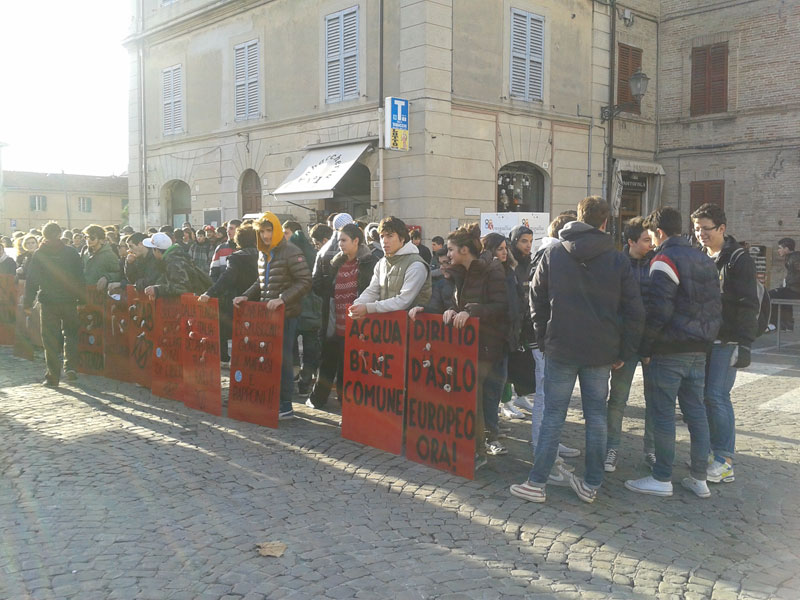 Corteo studentesco a Senigallia