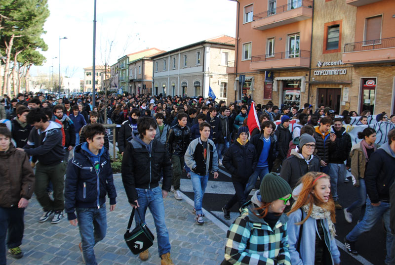 Lungo viale Leopardi