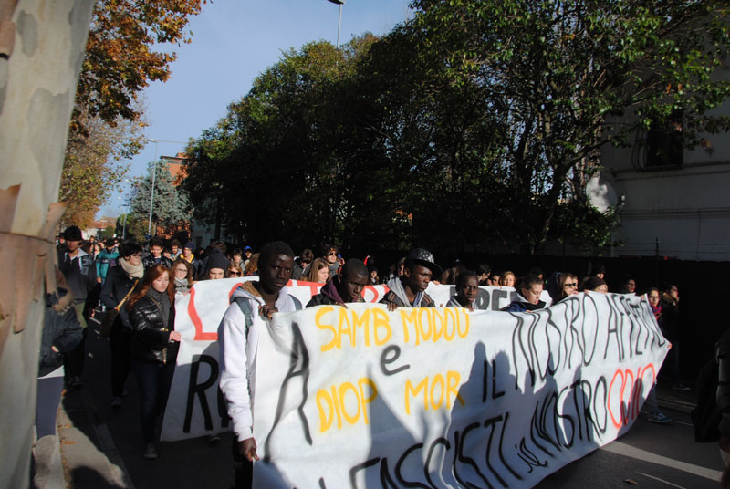 Corteo studentesco a Senigallia
