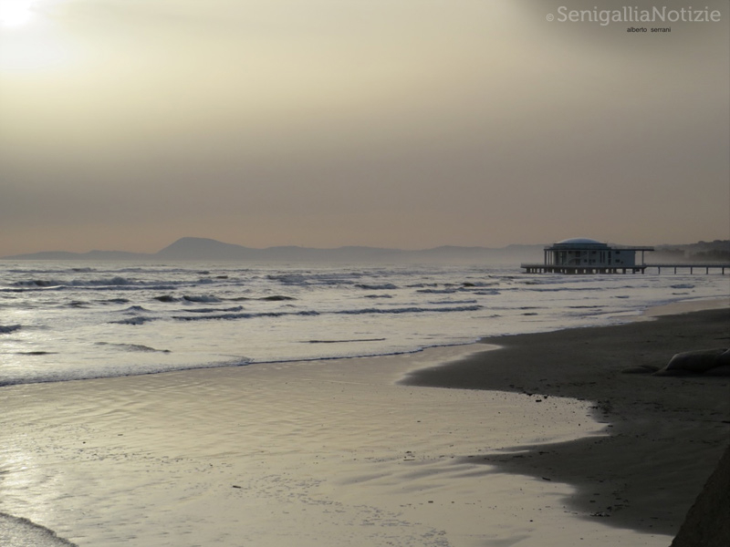 14/01/2015 - Senigallia dopo una mareggiata