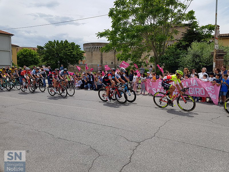 Il passaggio a Senigallia del Giro d'Italia 2018