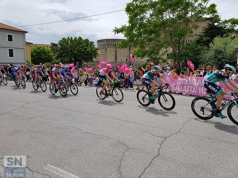 Il passaggio a Senigallia del Giro d'Italia 2018