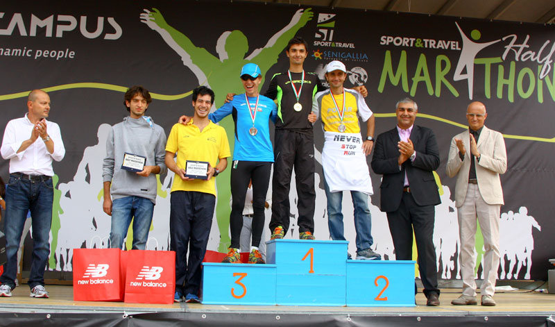 Sport&Travel Half Marathon - Il podio maschile