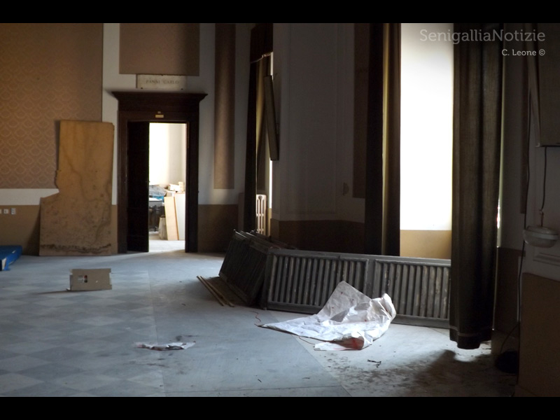 Sale interne dell'ex-sede del Liceo Classico di Senigallia