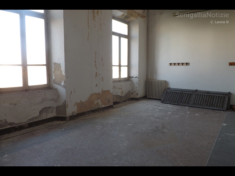 Sale interne dell'ex-sede del Liceo Classico di Senigallia