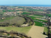 Foto aerea del Misa nell\'entroterra