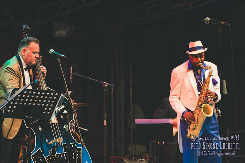 Musicisti al Summer Jamboree 2015